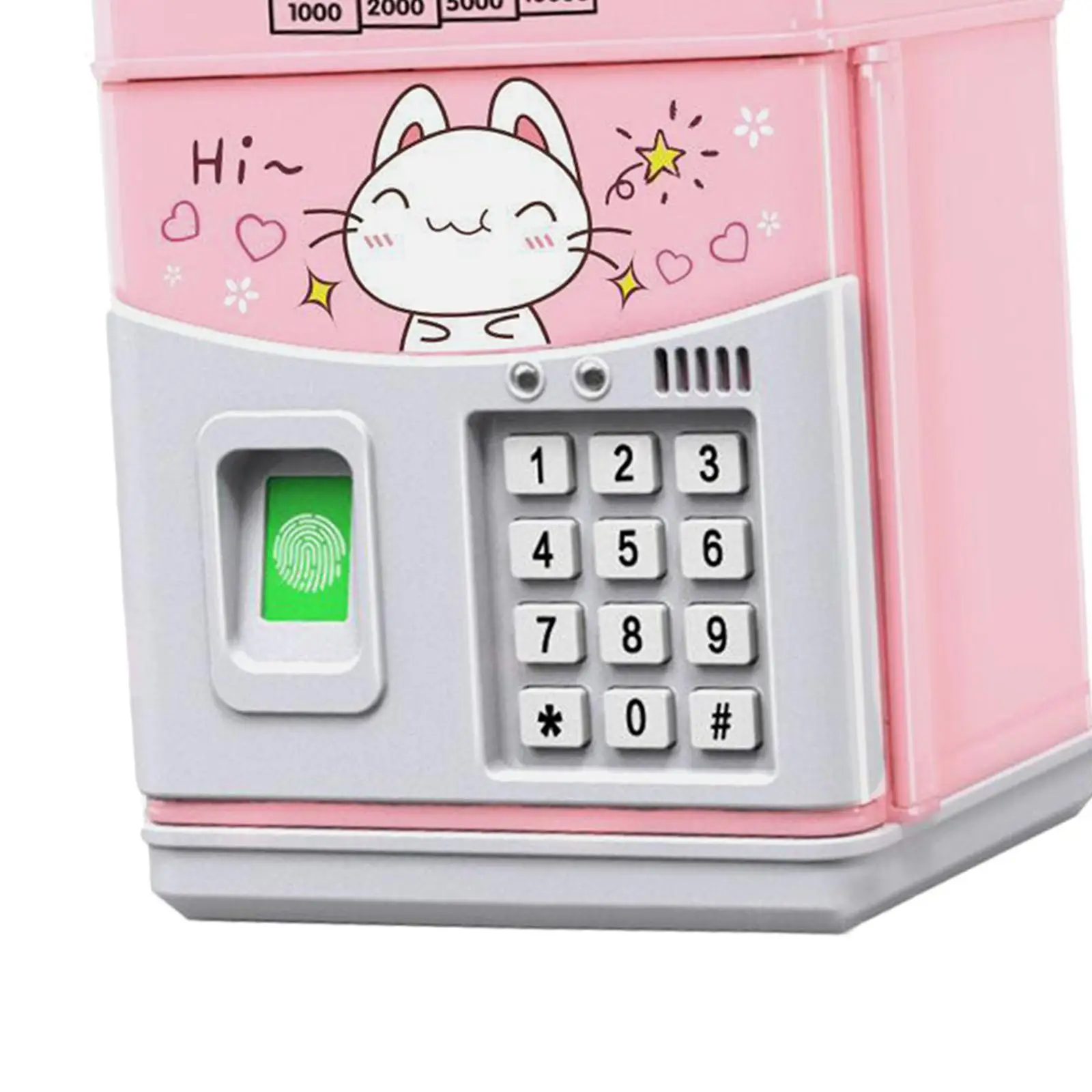 Reconhecimento automático Piggy do rolo do ATM para crianças, presentes do feriado, Piggy