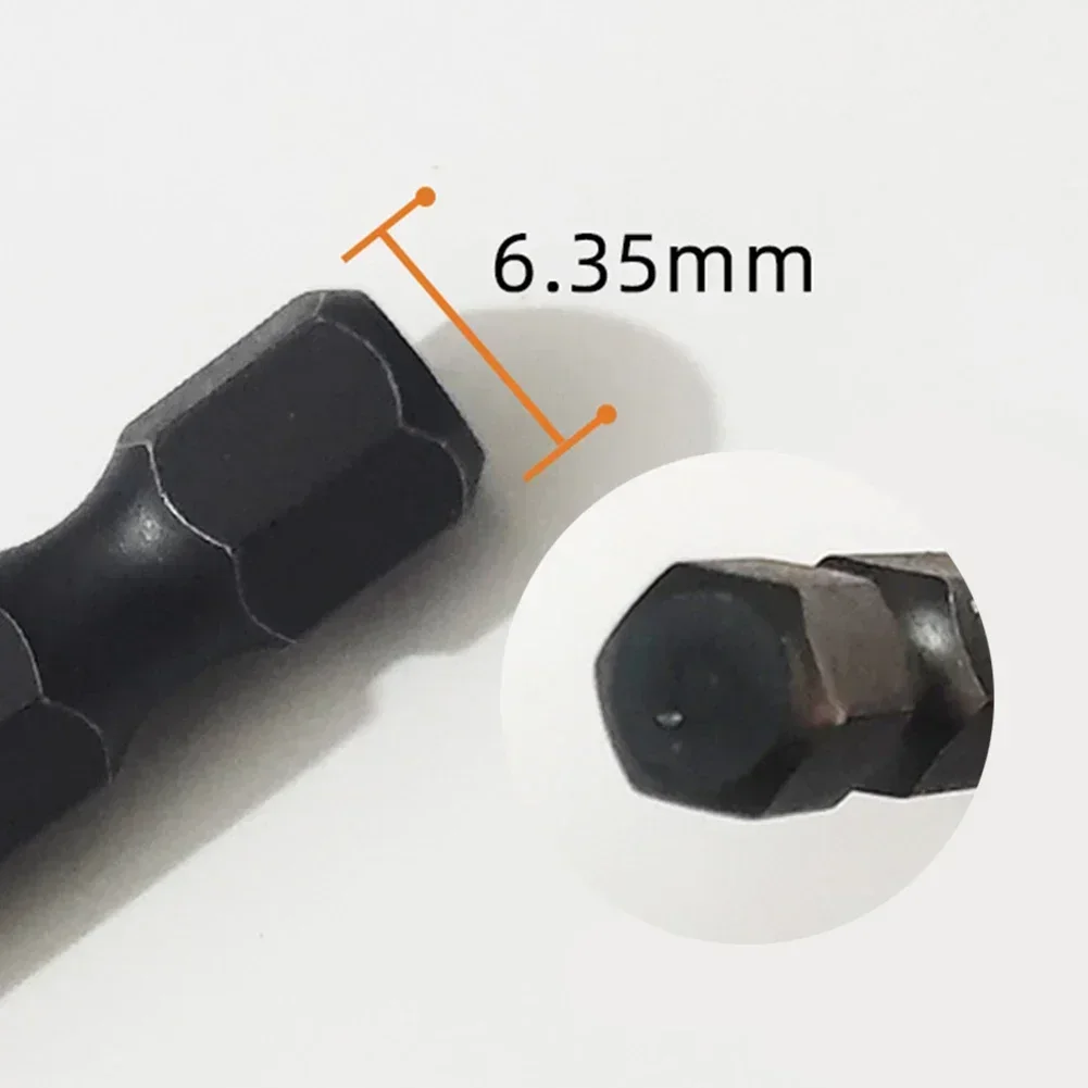 1 st 50mm Schroevendraaier Bits Magnetische Batch Hoofd Elektrische Schroevendraaier 1/4 inch Hex Shank antislip PH1, PH2, PH3, PHZ1, PZ2, PZ3