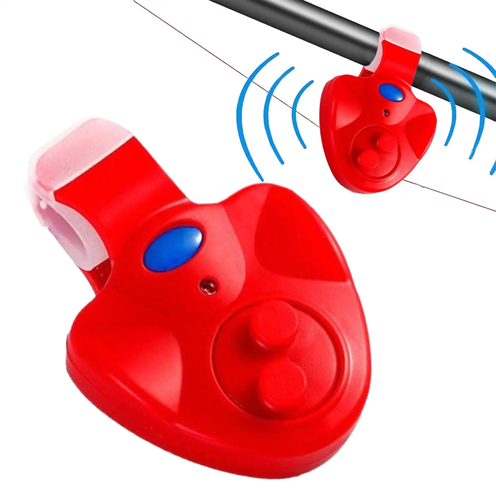 

Fishing Rod Bite Indicator Fish Pole Clip On Alert Alarm With Lights Portable Angling Alert Device For Dad Father Experienced