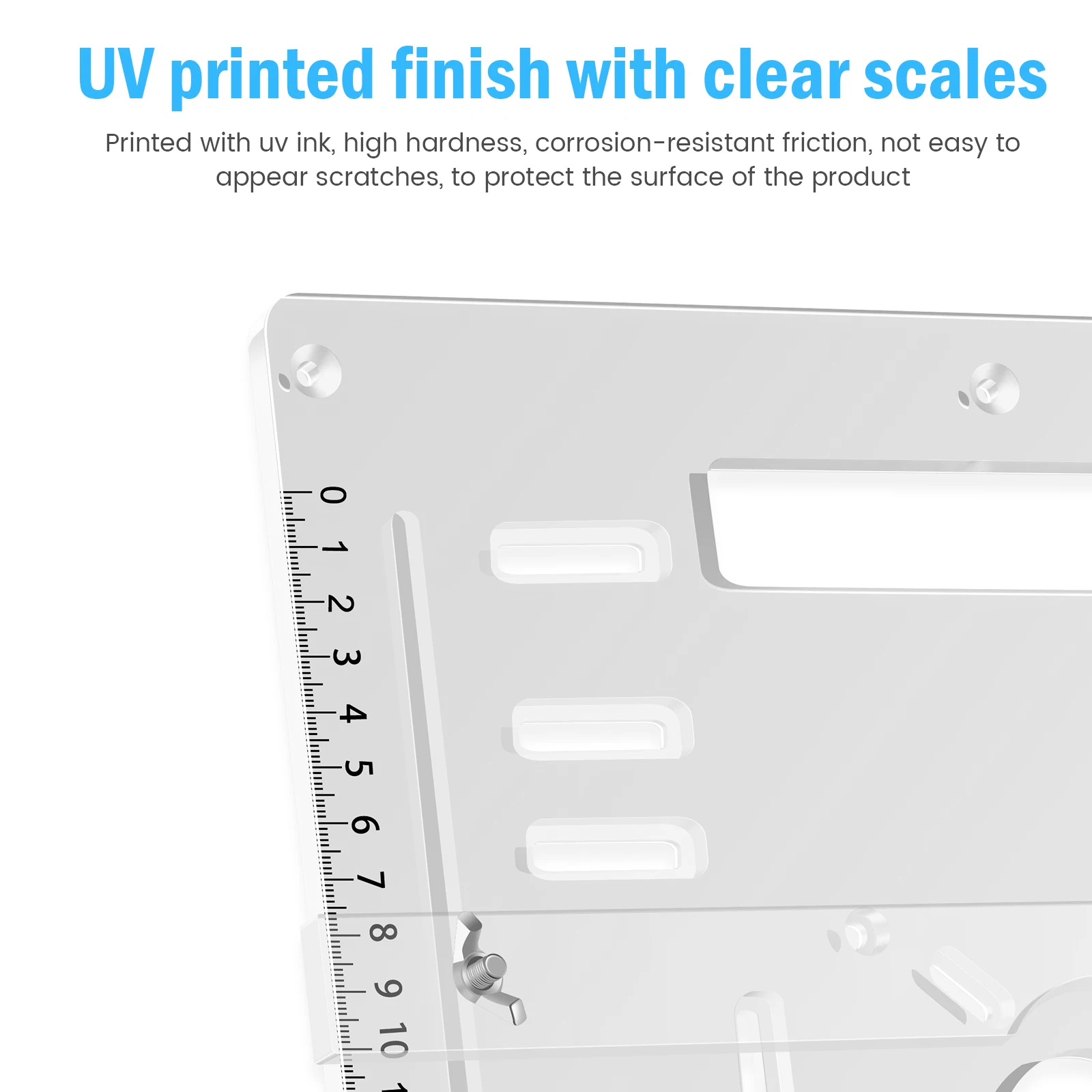 Router Table Insert Plate Acrylic Trimming Machine Flip Plate Cutting Machine Engraving Auxiliary Board for Cut for Woodworking