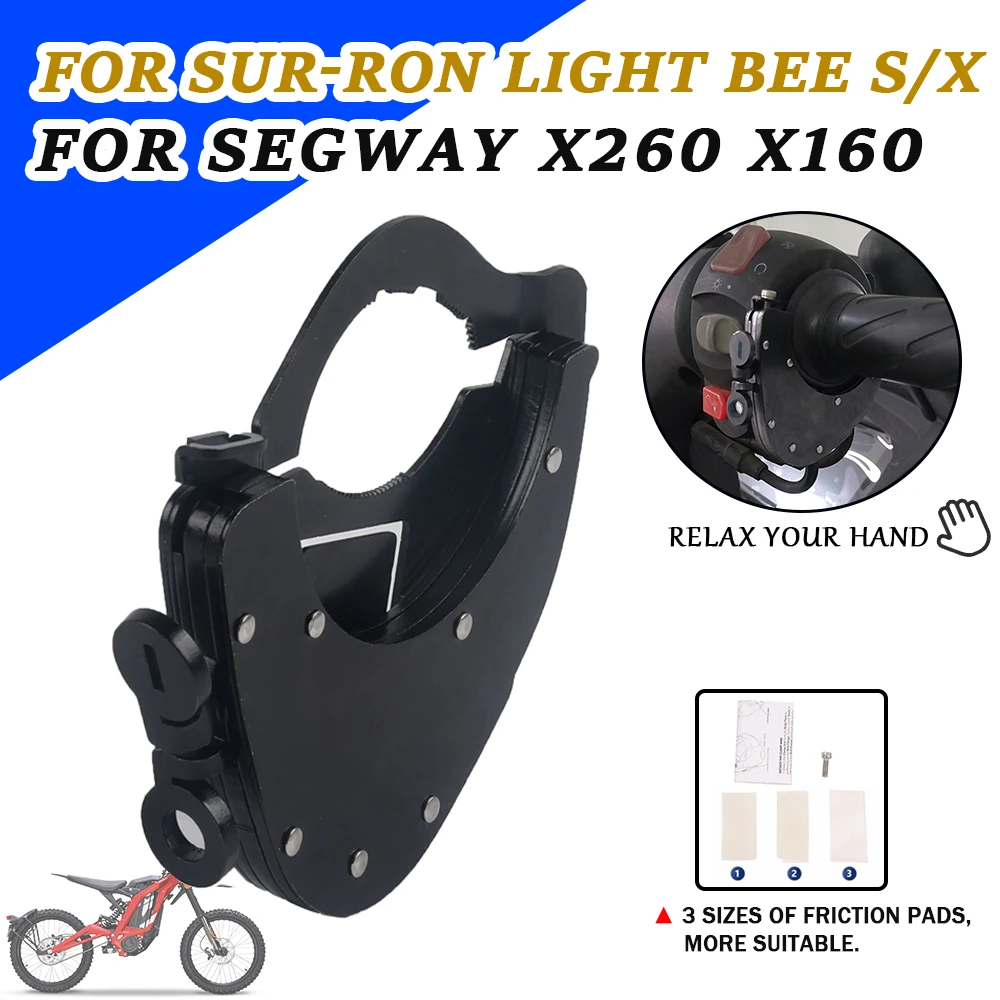 For Sur-Ron Surron Light Bee S X Segway X260 X 260 160 2023 Motorcycle Accessories Cruise Control Throttle Lock Assist Handlebar