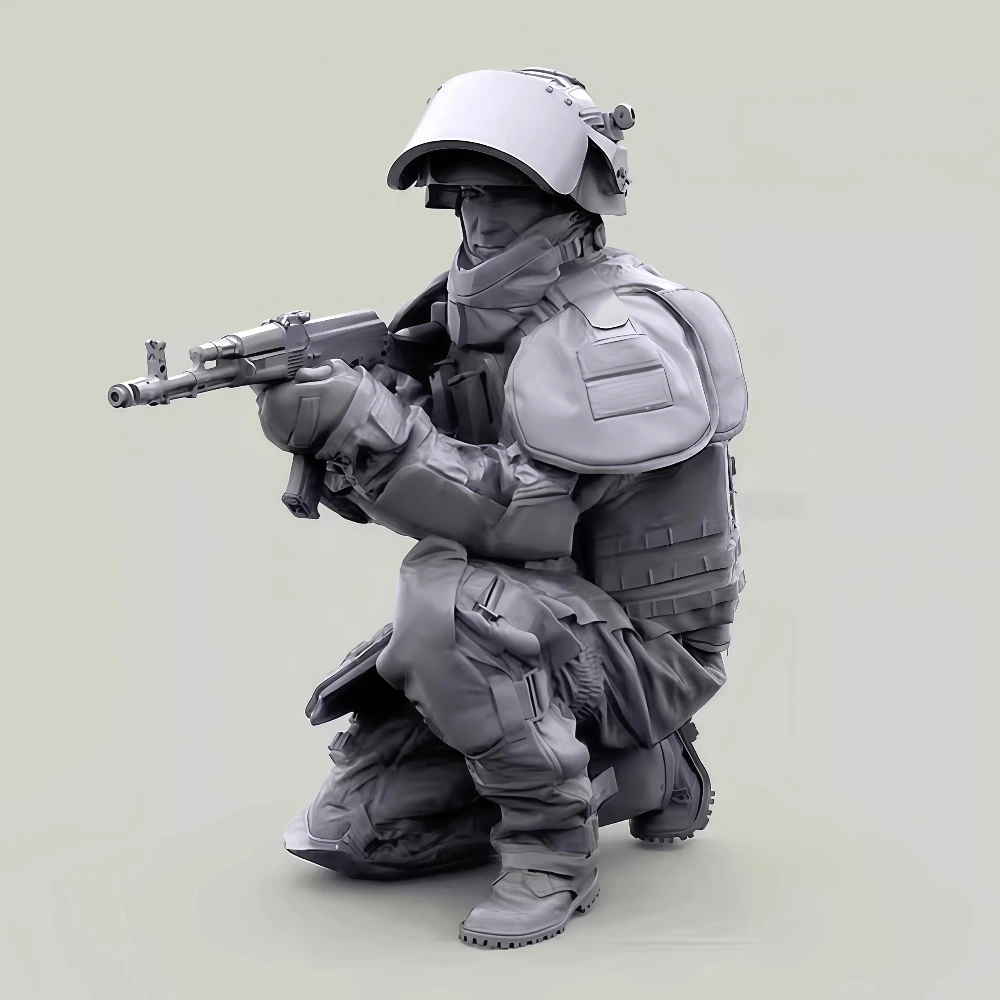 

1/35 Casting Resin Model Assembly Kit, GK， Resin Infantry, Unpainted