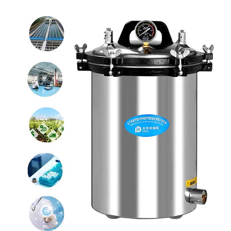 Mini 24l Autoclave Dental Clase B Autoclaves For Dental Sterilization Lcd Display Dental Autoclave Class B Best Price