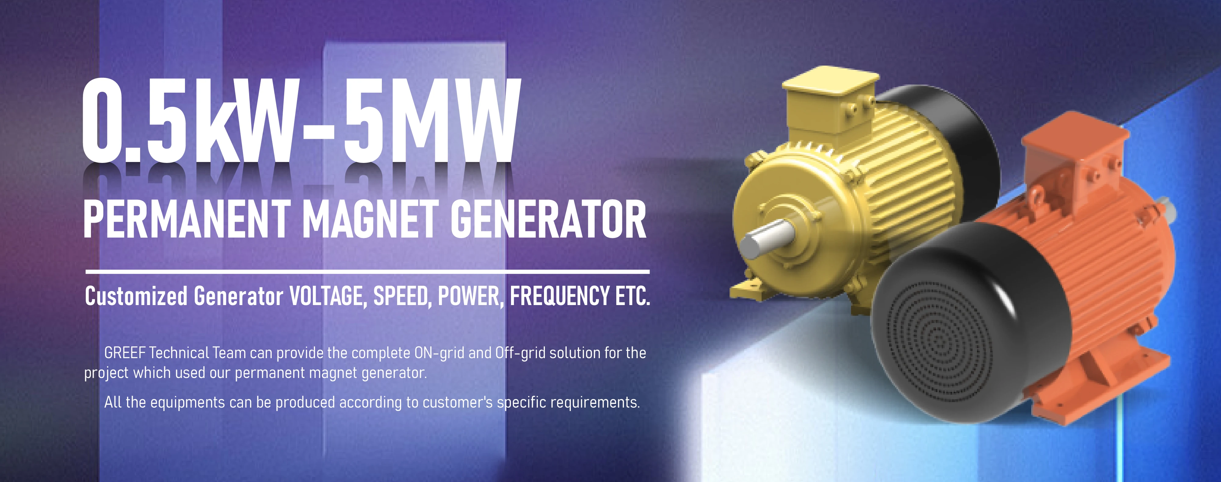 Generator Magnetik 200KW 500KW 1000KW Generator Magnet Permanen