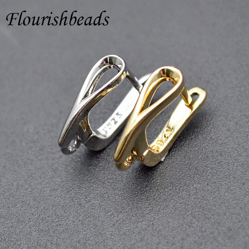 Imagem -06 - Hollow Out Brass Earring Ganchos para Fazer Jóias Nickle Gold Rhodium Plating Fornecedor de Alta Qualidade 30 Pcs por Lote