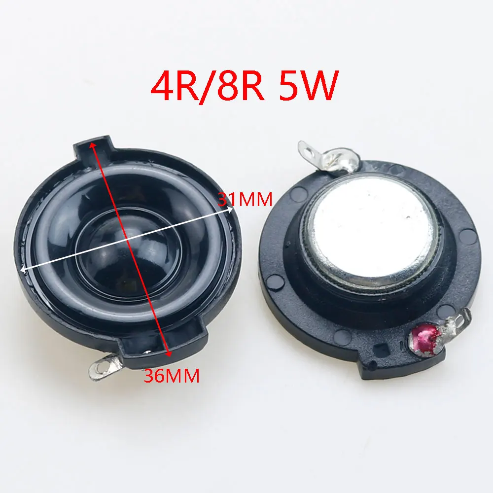 1 Piece 4R 8R 5W Mini Speaker 4 / 8 ohms 5 watt Loudspeaker Diameter 31mm thickness 11mm