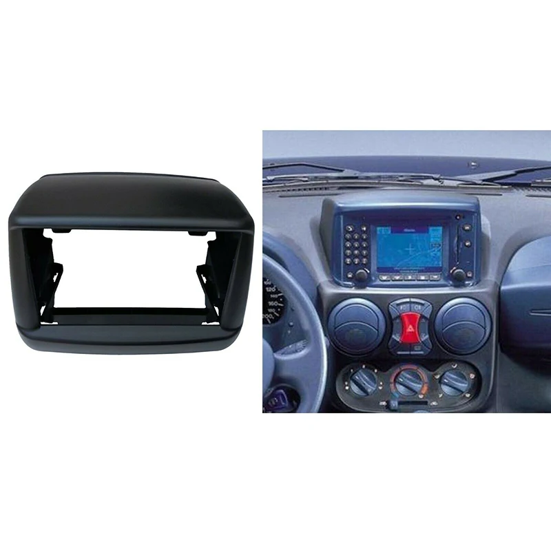 

Car Stereo Radio DVD Panel Audio Mount Fascia Kit for Fiat Doblo 2002-2017 DVD Refitting Frame Dash Kit jasmine