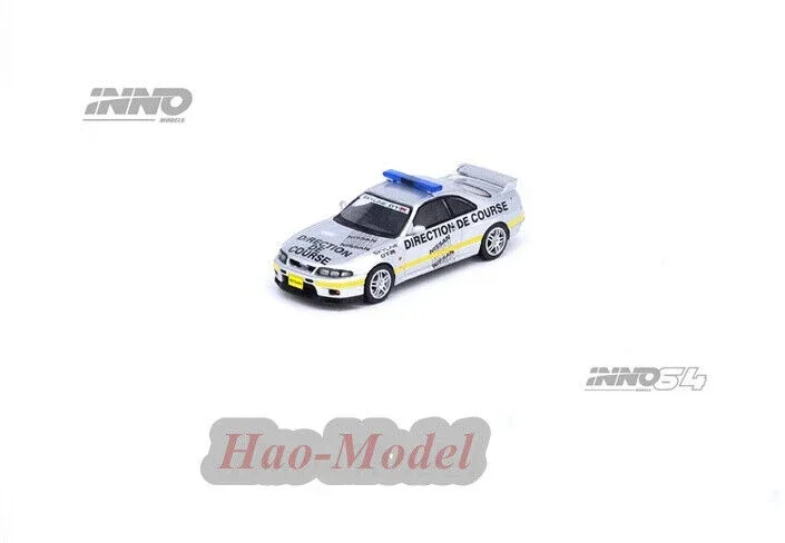 

INNO 1/64 для Nissan SKYLINE GTR R33 NISMO 400R модель автомобиля из сплава металла, литой под давлением, имитация игрушек, подарки, коллекция для хобби