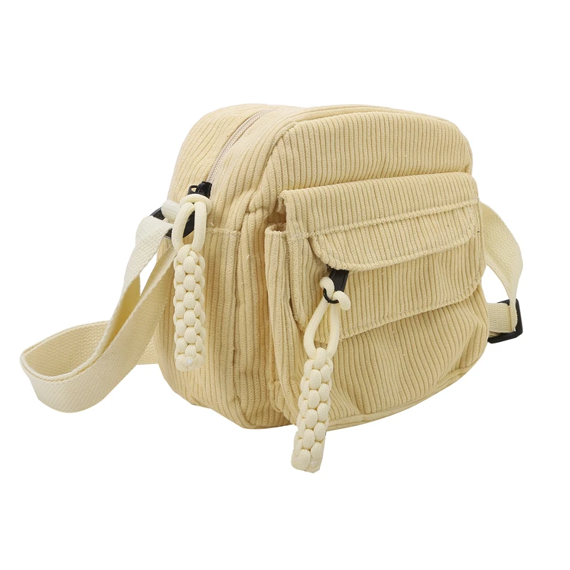 Damskie torby Crossbody Nowa mała torba kwadratowa Koreańska wersja modnej słodkiej torby na ramię Prosta przenośna