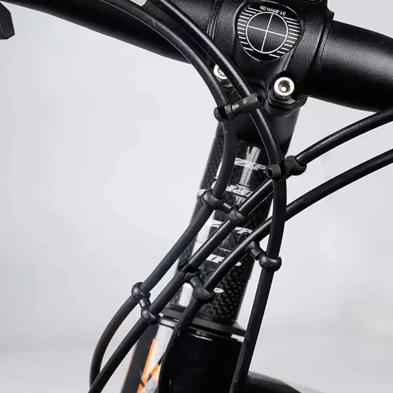 10 Stück drehbare S-Schnallen für Fahrradbremsen, Mountainbike- und Rennrad-Kreuzkabelclips, Ersatzteile für reibungsloses Radfahren – Detail 2