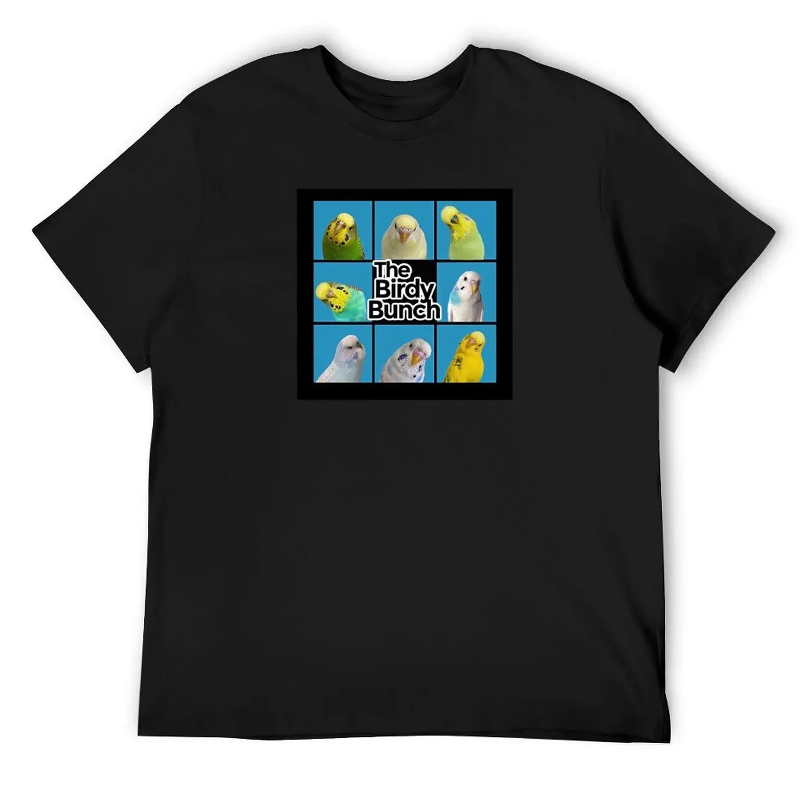 The Birdy Bunch T-Shirt vintage anime blue archive plain mens cotton t shirts