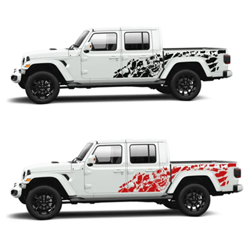 

Car Vinyl Stickers FOR Jeep Gladiator JT pickup truck body appearance sporty fashionable professional decal