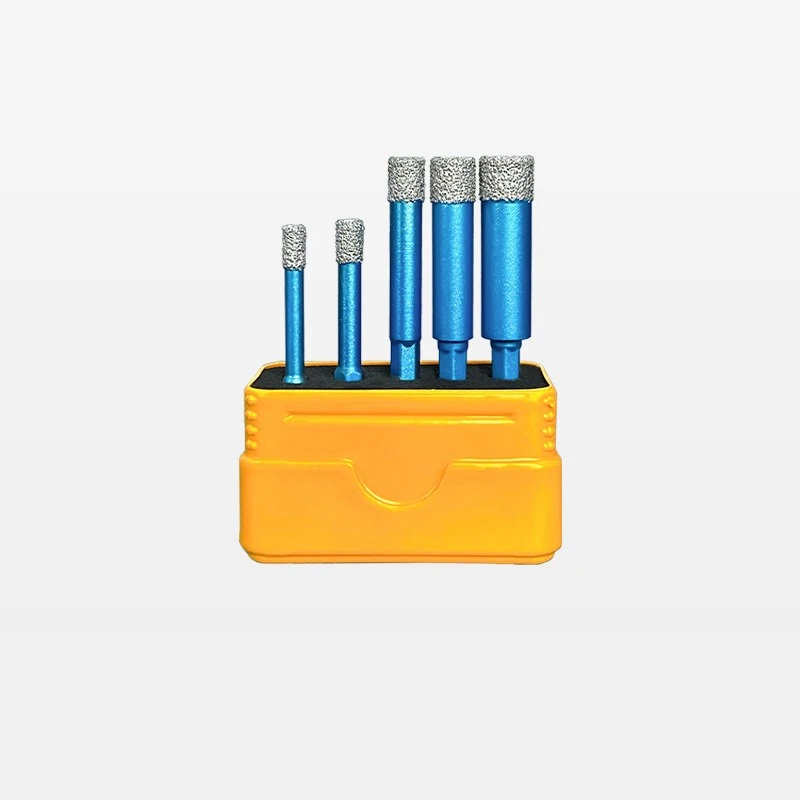 

5Pcs Hex Shank Dry Drill Bits Stable Grip Non-Slip Wear-Resistant Efficient Drilling for Tile Stone