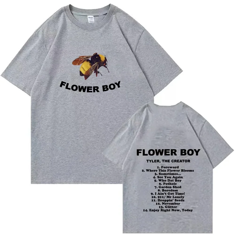 تايلر الخالق كروماكوبيا جولة حول العالم تي شيرت المشجعين هدية موضة الهيب هوب تي شيرت الرجال النساء قصيرة الأكمام تي شيرت