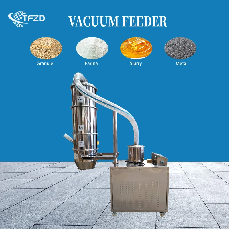 vacuum machine auto-loading conveyor feeder automatic coffee loader