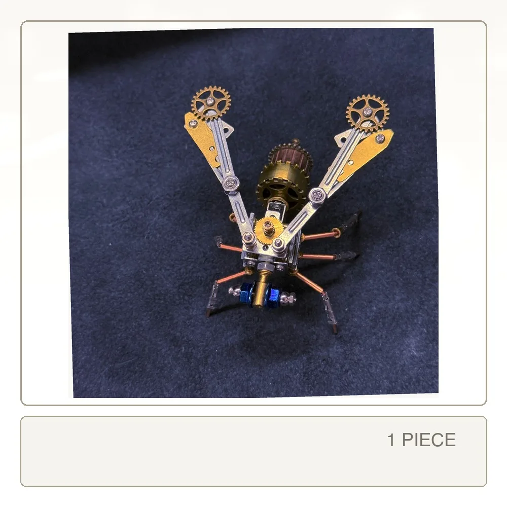 DIY Mechanical Flying Insects/ Wasps/ Bee/ Hornet 3D Metal Model Insects DIY Assemble Assembly Kit Cyberpunk Insects Toy
