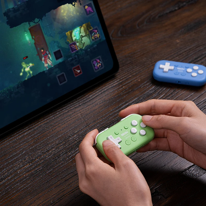 8Bitdo Micro Bluetooth Gamepad Pocket-sized Mini Controller for Switch, Android,iOS,and Raspberry Pi, Supports Keyboard Mode