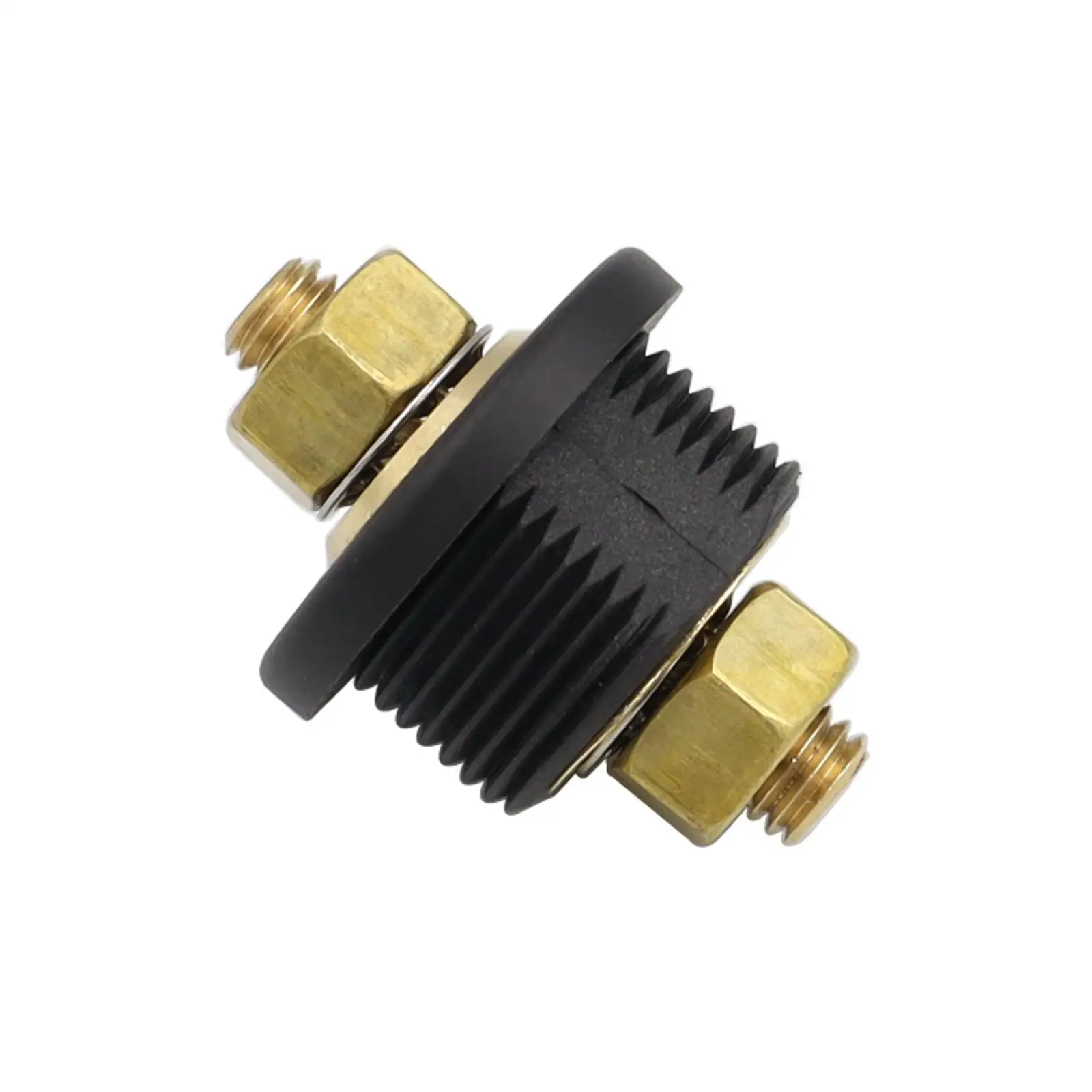 

Alloy Thru Panel Battery Terminal Connector 3 8 Inch Studs Bulkhead Accessory for Universal Vehicle Power Supply