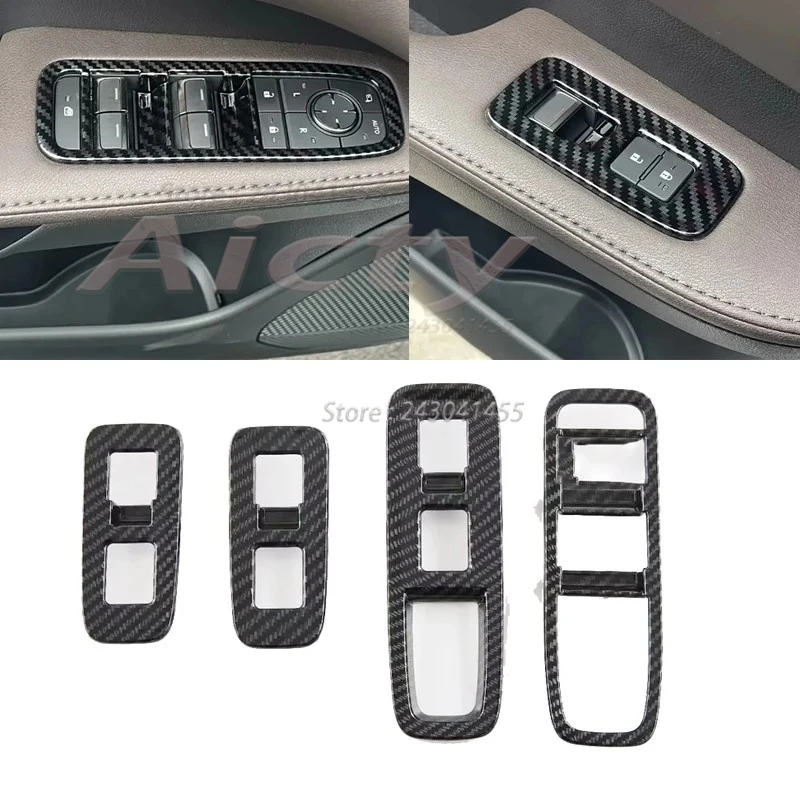 

LHD For Lexus RX 350h 450h 500h 2023 2024 ABS Rear Seat Air Condition Window Switch Panel Gear Shift Panel Cover Accessories