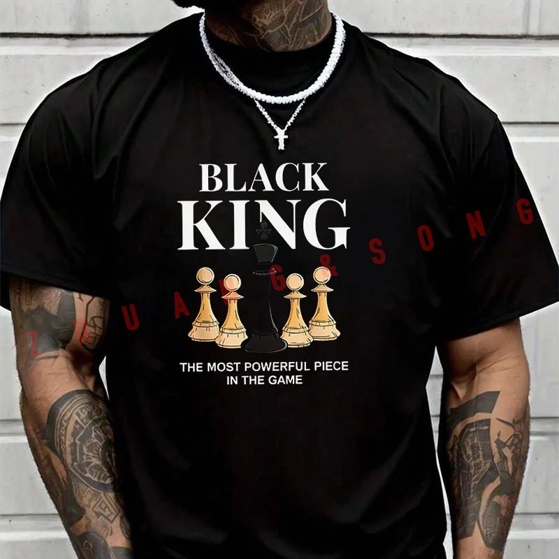 

Men T-shirt New Best Of Black King Graphic TShirt Quick Drying Shirt Plain Black T Shirts Summer Casual Top Clothing