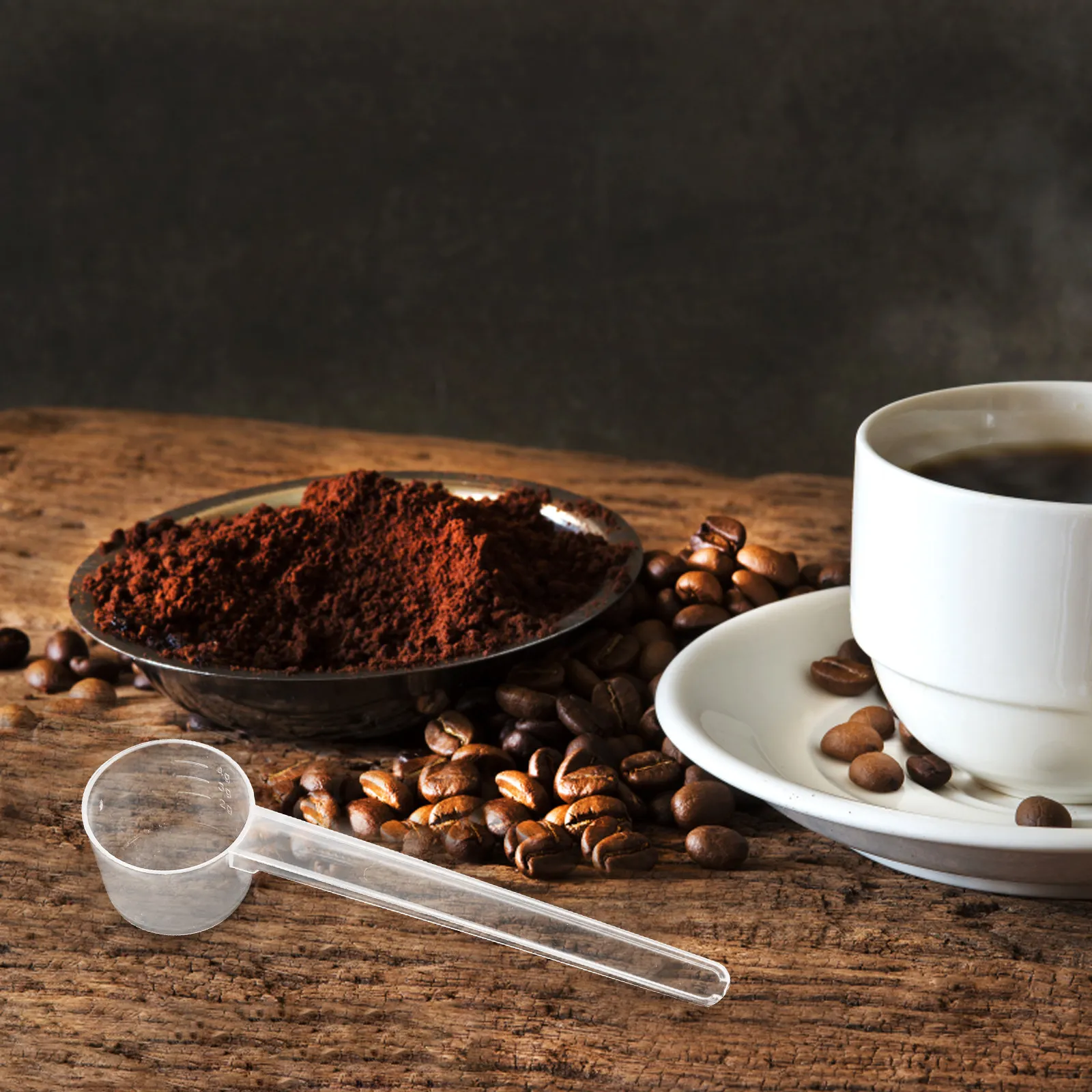 Coffee Tea Sugar - 50Pcs Kitchen Measuring Scoop PP Coffee
