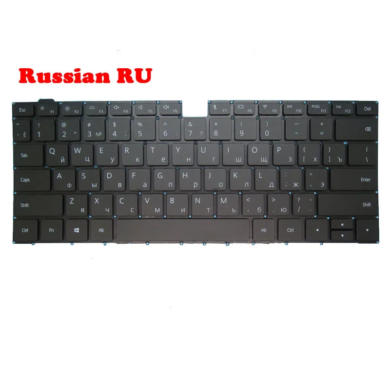 Imagem -03 - Teclado Retroiluminado para Laptop Huawei Matebook 14 Preto sp fr be gr ne it Eua ru Russo Reino Unido Klvf-x Klvf16