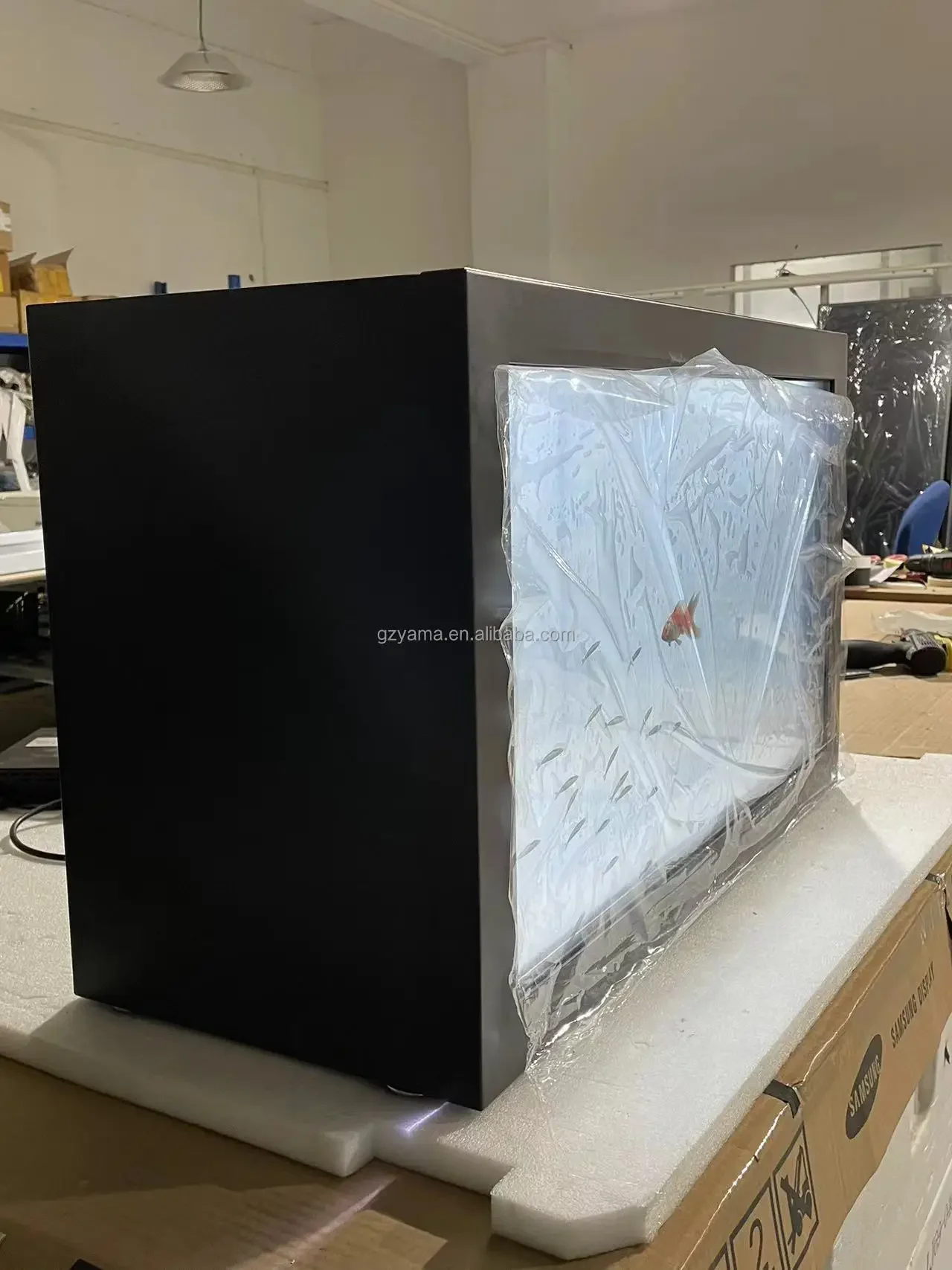 TFL AI Digital Human Interactive Holograms 3D Display 75inch Transparent holo Box