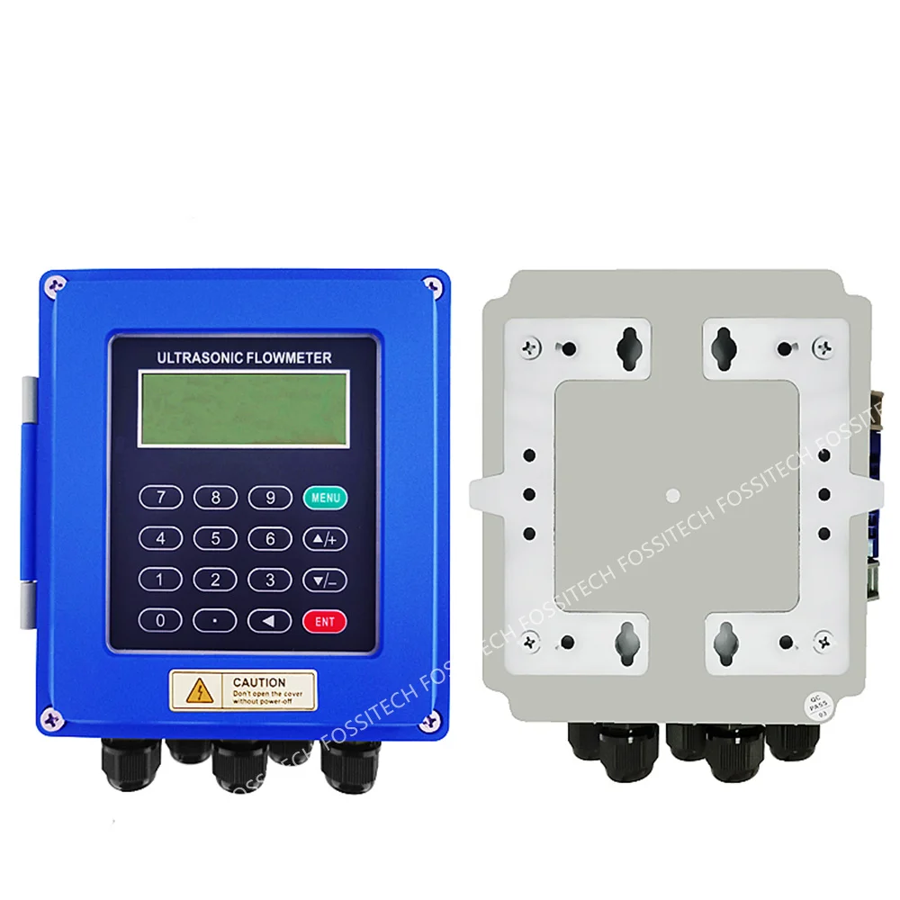 Imagem -03 - Wall Mounted Ultrasonic Water Flow Meter Flowmeter Líquido Tuf2000b Ts-2 Transdutor Dn15100 mm