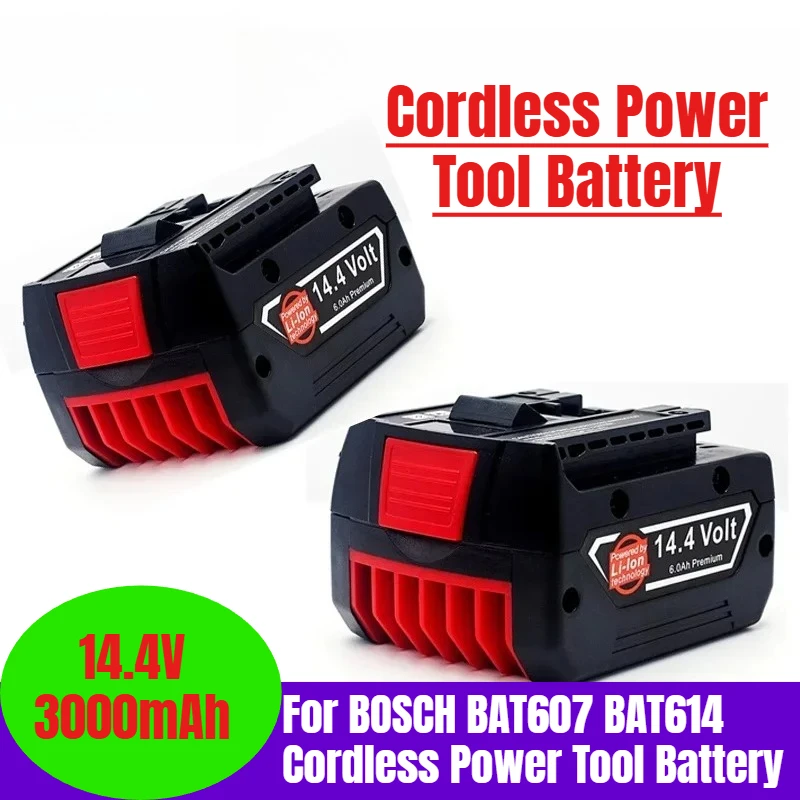 

For BOSCH 14.4V 3.0AH BAT607 BAT614 Cordless Power Tool Battery