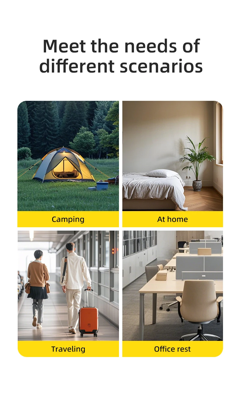 Qunature 2 Teile/satz Outdoor Camping Aufblasbare Matratze Schlafen Bett Ultraleicht Wandern Picknick Strand Matten Luft Kissen Mit Kissen – Detail 15
