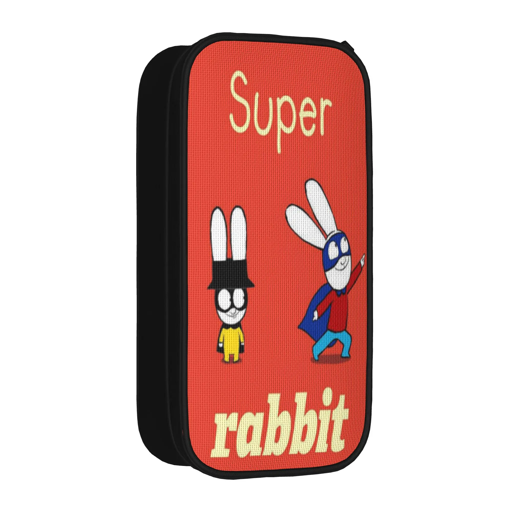 Creative Simon Super Rabbit Pencil Case  Pencilcases Pen Box for Girl Boy Big Capacity Bags School Supplies Gifts Accessories