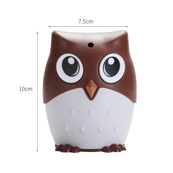 Cartoon Owl Toothpick Holder Desktop Automatic Toothpick Dispenser Tooth Pick Container Automatically PressToothpick Holder