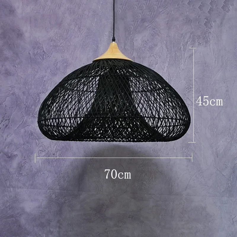 Zuidoost-Aziatische rotan hanglamp Hoge kwaliteit plafondlamp Eetkamer Restaurant rieten lichtarmatuur Loft ophanging - afbeelding 1