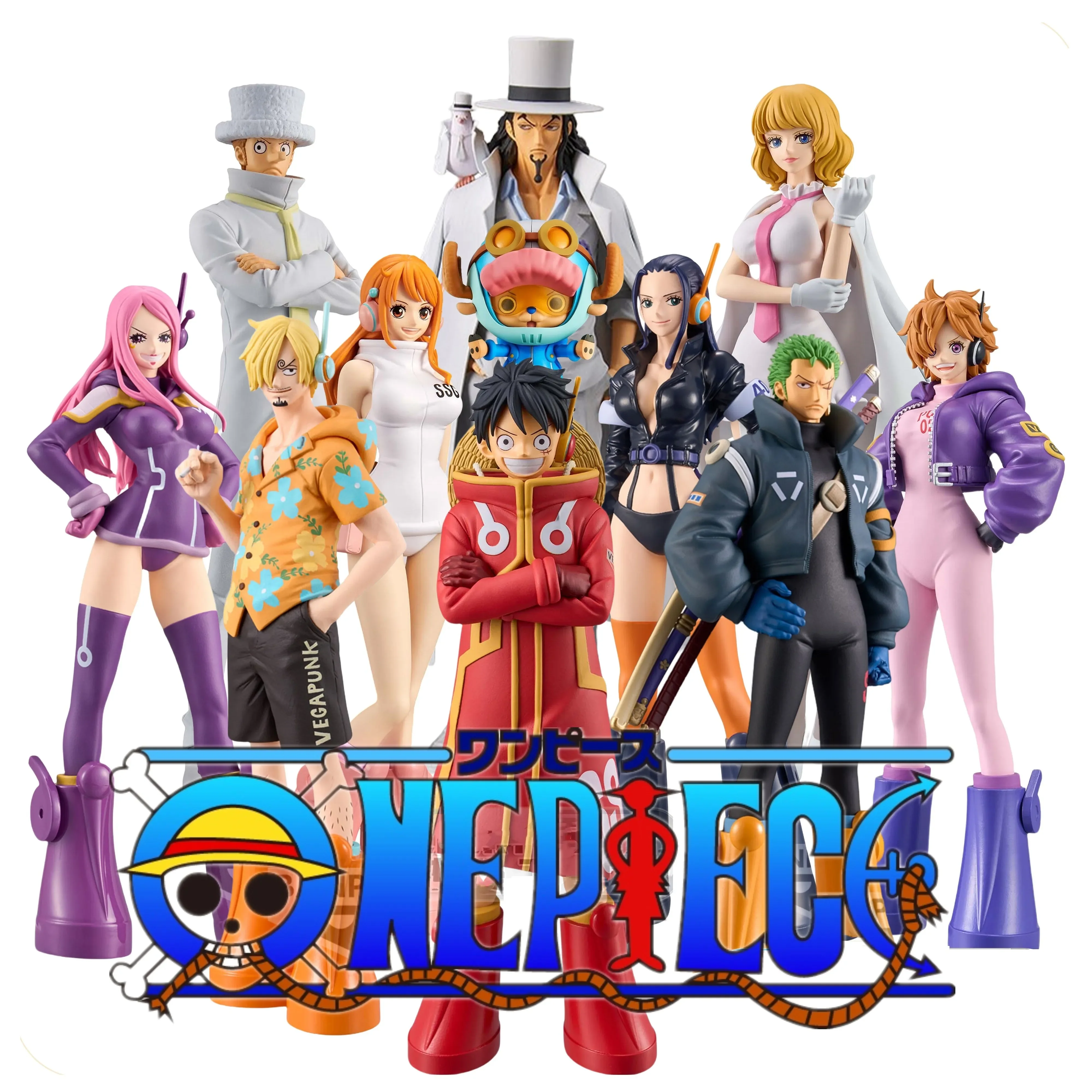 

Original Bandai One Piece Roronoa Zoro Luffy Sanji Dxf Figure The Grandline Series Egghead Nami Anime Figure Pvc Model Gk Gift