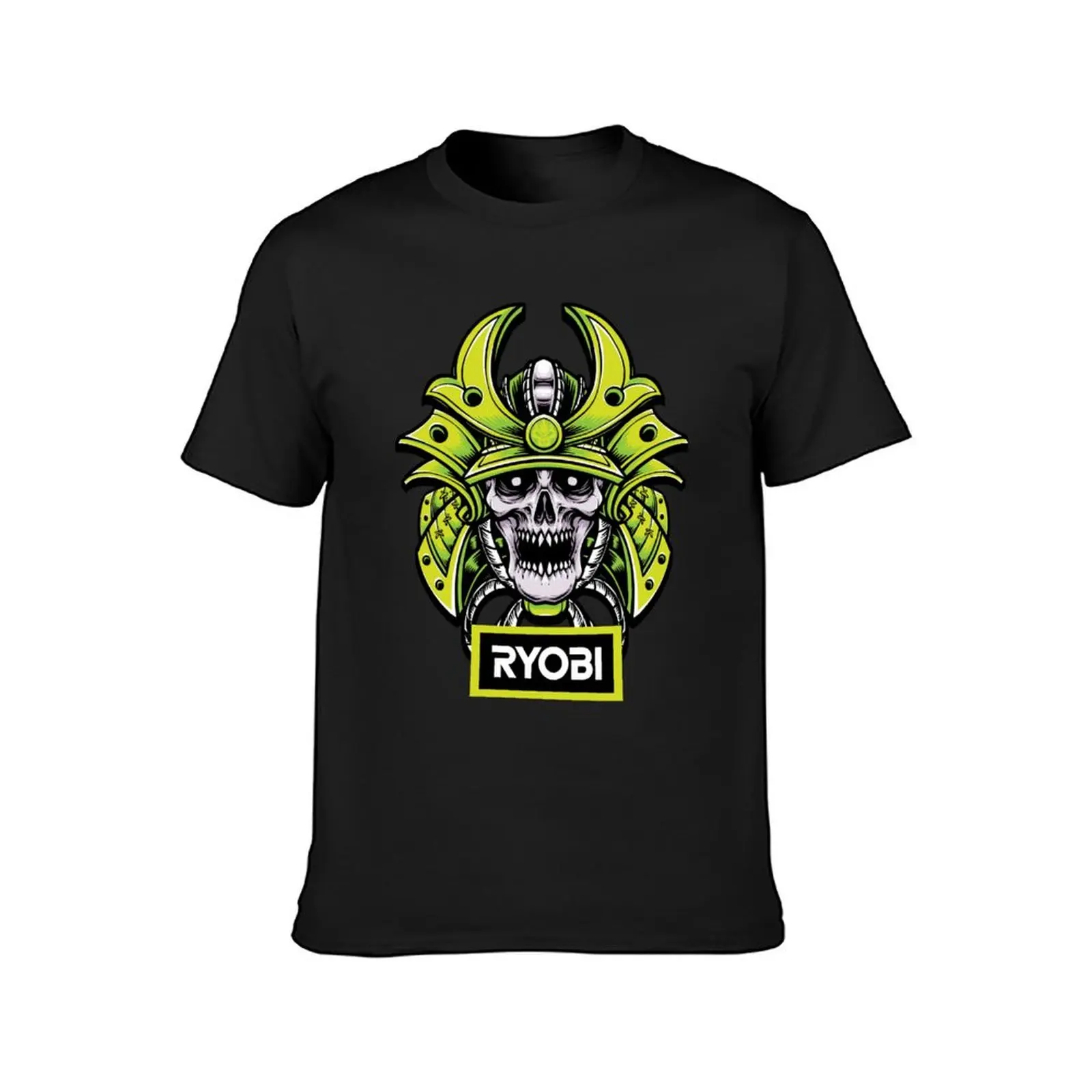 Ryobi Samurai T-Shirt plain heavyweights kawaii clothes men clothing