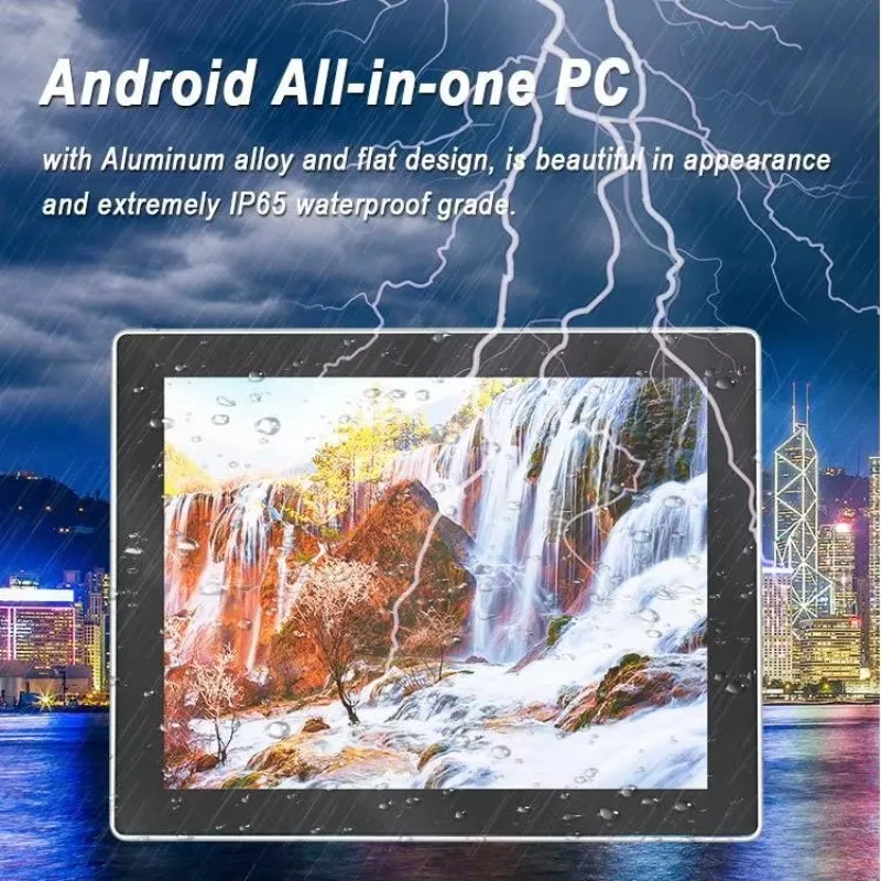 

15 Inch Android All-in-One Industrial LCD Waterproof IP65 Wall-Mounted/Desktop Touchscreen in Stock