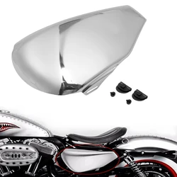 Motorcycle Chrome Steel Left Side Battery Cover Panel For Harley Sportster XL883 XL1200 1200 883 2004-2013