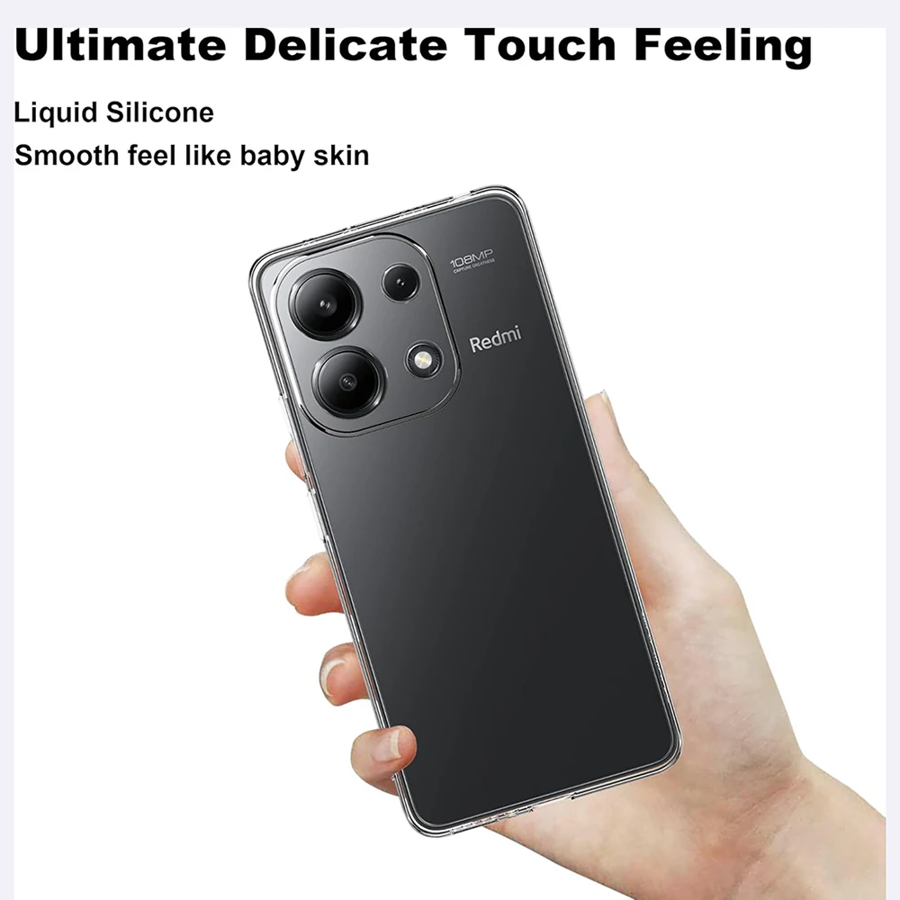 Weiche Silikon Soft Case Für Xiaomi Redmi Hinweis 14 13 12 11 10 9 8 7 6 5 Pro Plus 8T 9T 10T 11 12T 4G 5G 9S 10S 11S 12S 12C – Detail 4