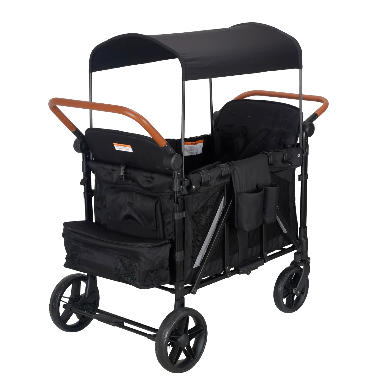 Newest Collapsible Wagon Stroller for Kids Ultimate 4-Passenger Baby Stroller Wagon Sunshade for Stroller Rain Cover