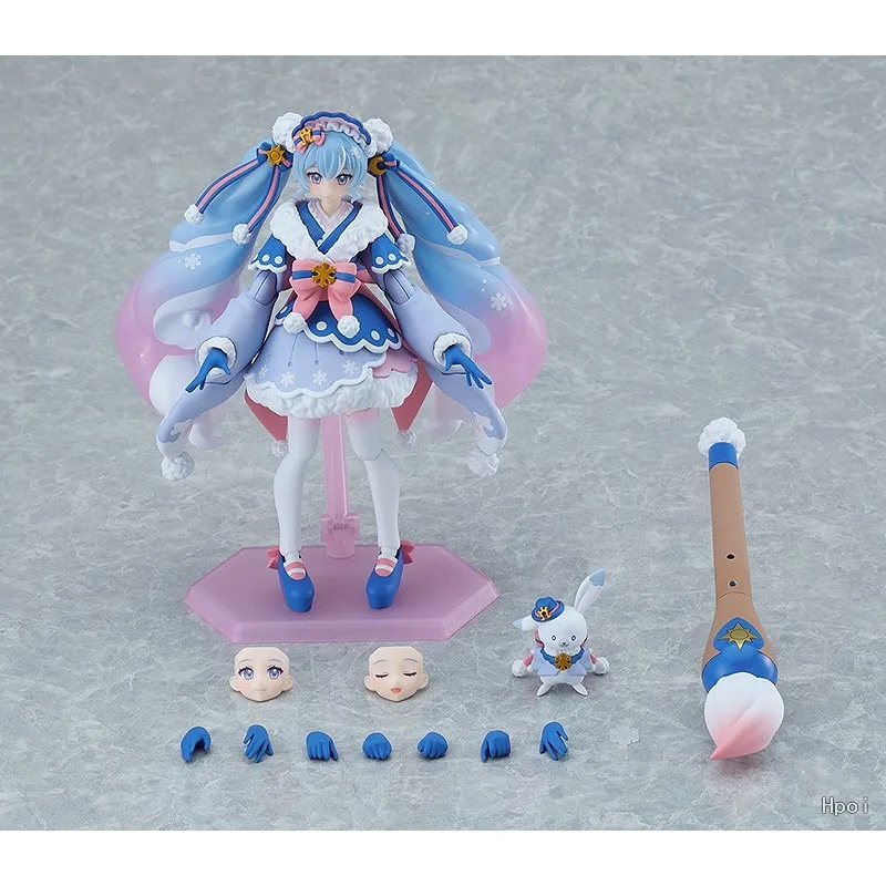 Max Fabriek Echt Figma Serie Hatsune Miku EX-067 Hatsune Miku Serie Sneeuw Toekomst Dongli Mobiele Model Speelgoed Collectie