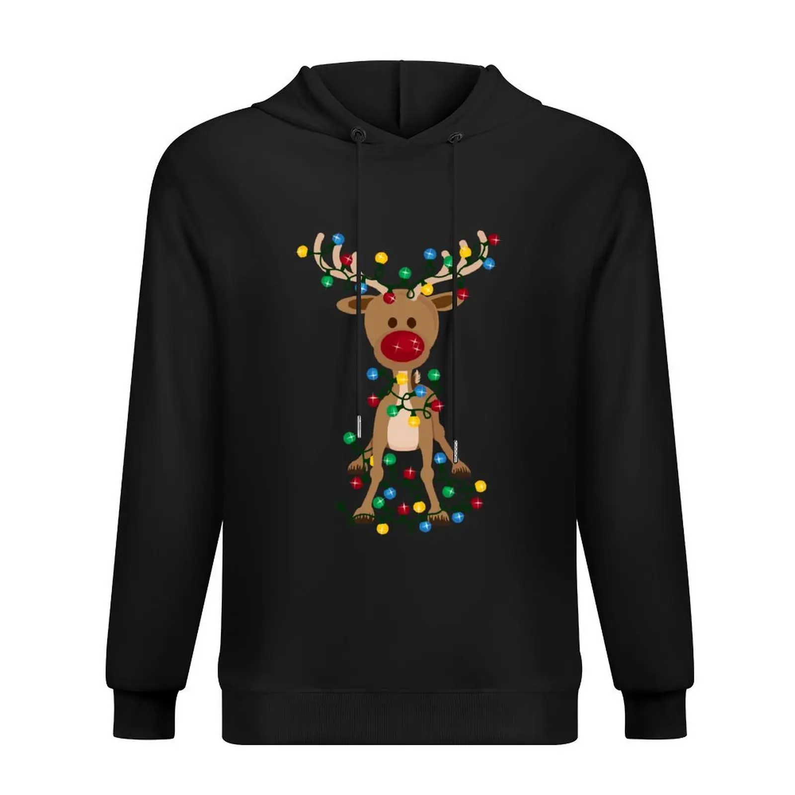 

Adorable Reindeer Hoodie graphic t shirts men men's clothes blouse autumn jacket men hoodie streetwear