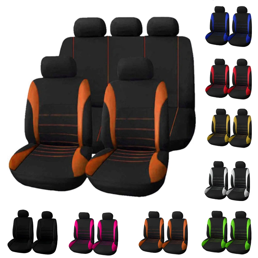 Fabric Car Seat Cover For Ford RANGER RAPTOR F150 F250 F350 F450 KA ESCAPE RANGER B MAX Falcon CMAX Taurus Car Seat Protector