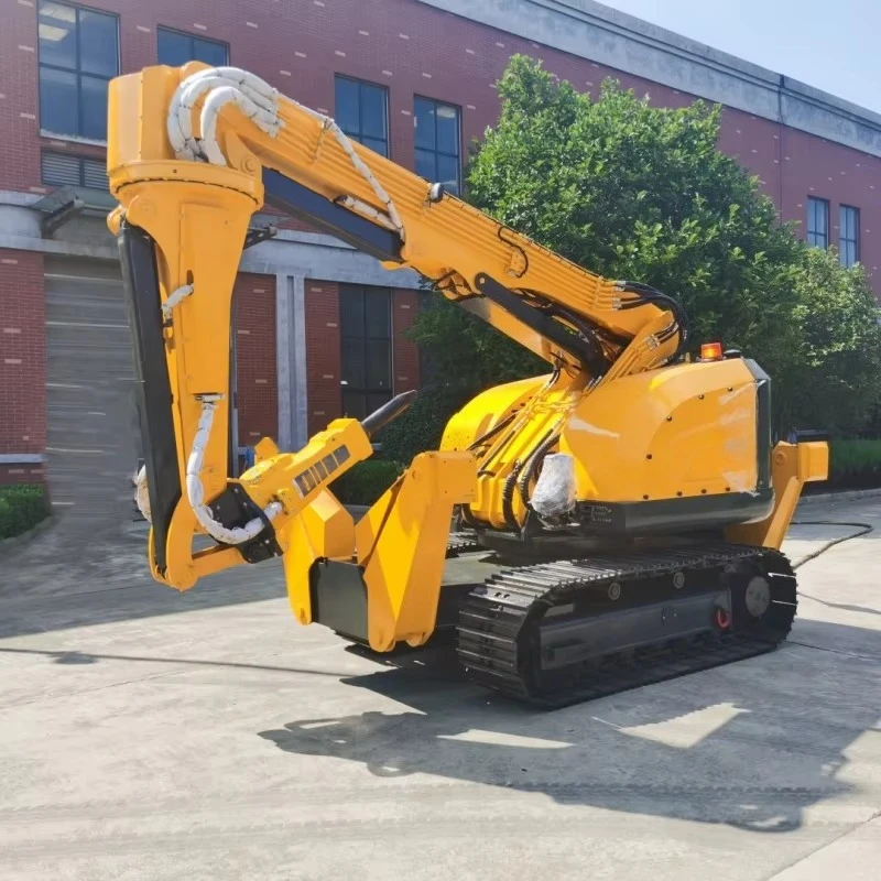 Mini Excavator and Mobile Crushing Robot for Digging Cleaning Remote Control Demolition Robot Stable Chassis
