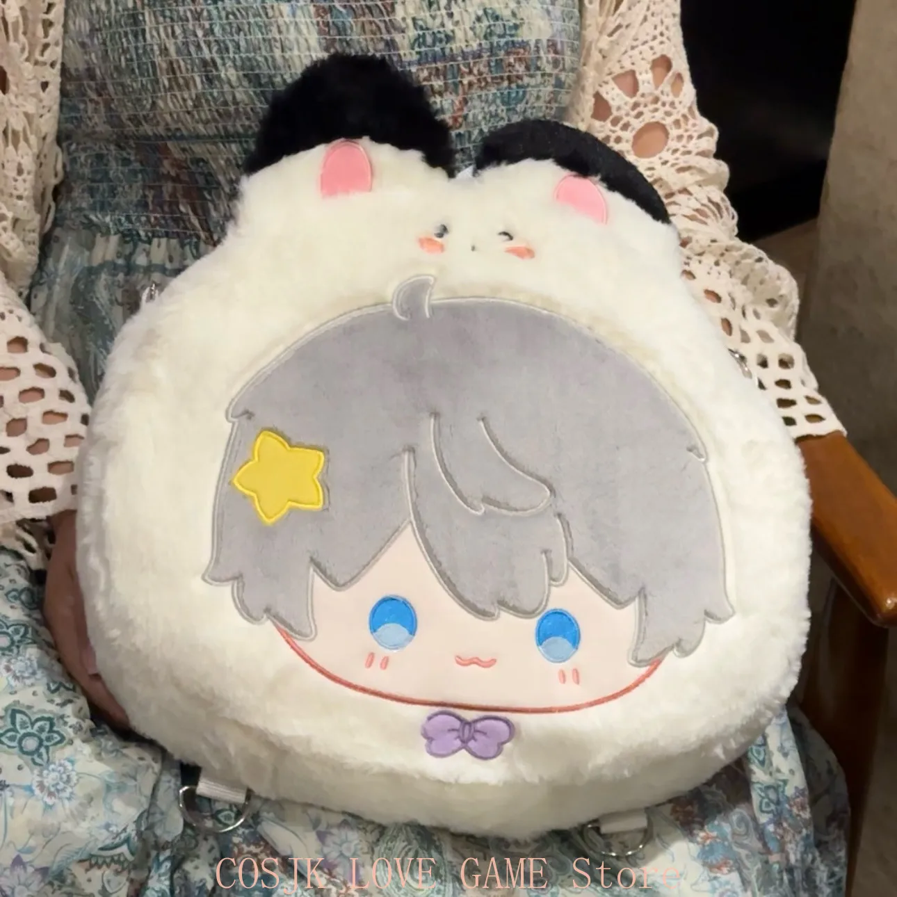 

2026 Game Love and Deepspace Xavier, плюшевый прозрачный рюкзак Itabag с героями мультфильмов, сумка-мессенджер, сумка для хранения, 40 см