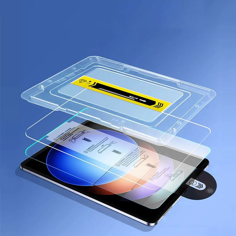 واقي شاشة مع مجموعة محاذاة تلقائية لهاتف Xiaomi Redmi Pad 2 Pro 12.1 بوصة Pad SE 8.7/11 بوصة 9H أفلام من الزجاج المقسى الصلابة #2