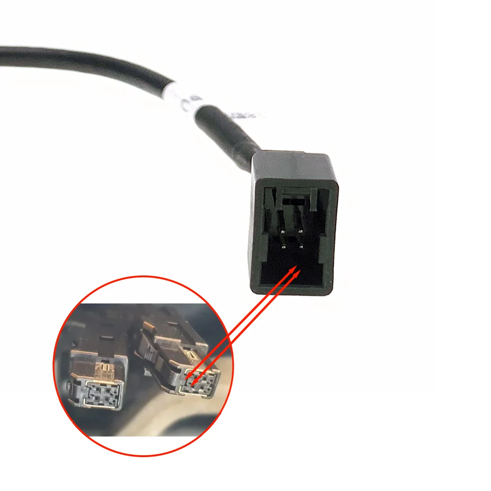 4 6 Pin Car Radio USB Male Input Media Data Wire Harness Cable Adapter For Mitsubishi PAJERO ASX Android Multimedia Player