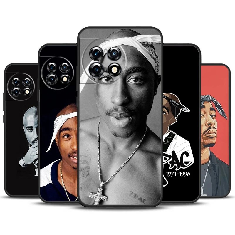 2pac tupac Crown 2 pac Case For OnePlus 12 11 10 Pro 8T 9R 10T 10R 12R OnePlus Nord N10 N20 2 2T CE 3 Lite Cover