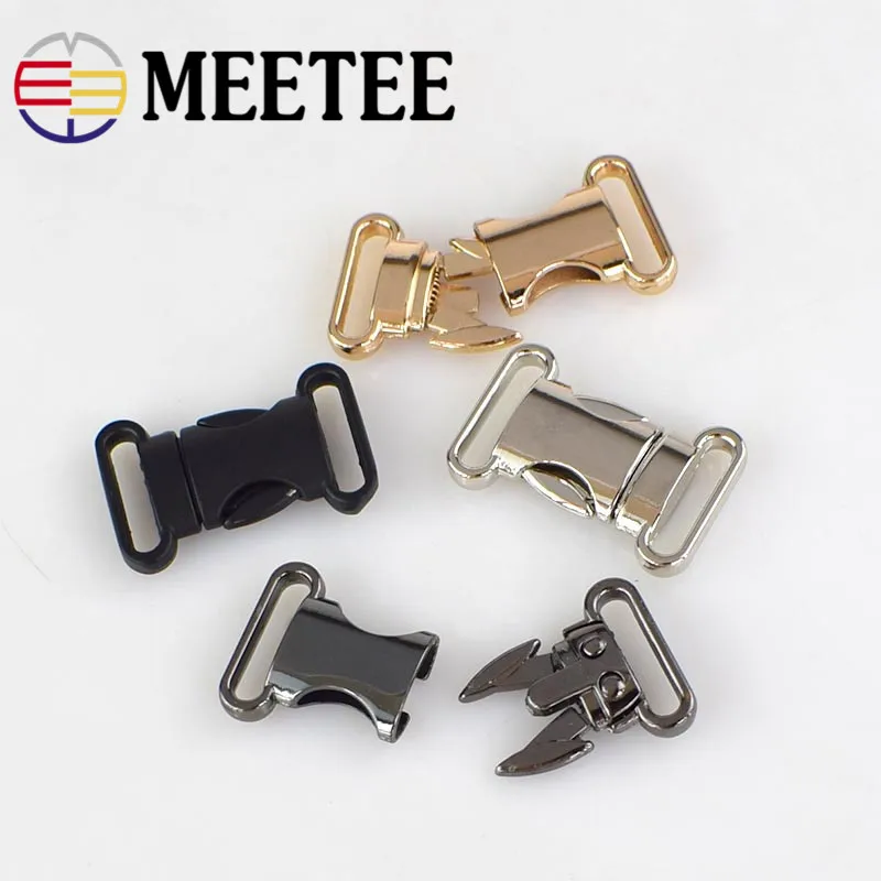 2pcs/4pcs In Metallo Fibbie Per Cinture 20 millimetri 25 millimetri di Clip A Scatto Chiusura Fibbia per Borse Cinture di Abbigliamento FAI DA TE