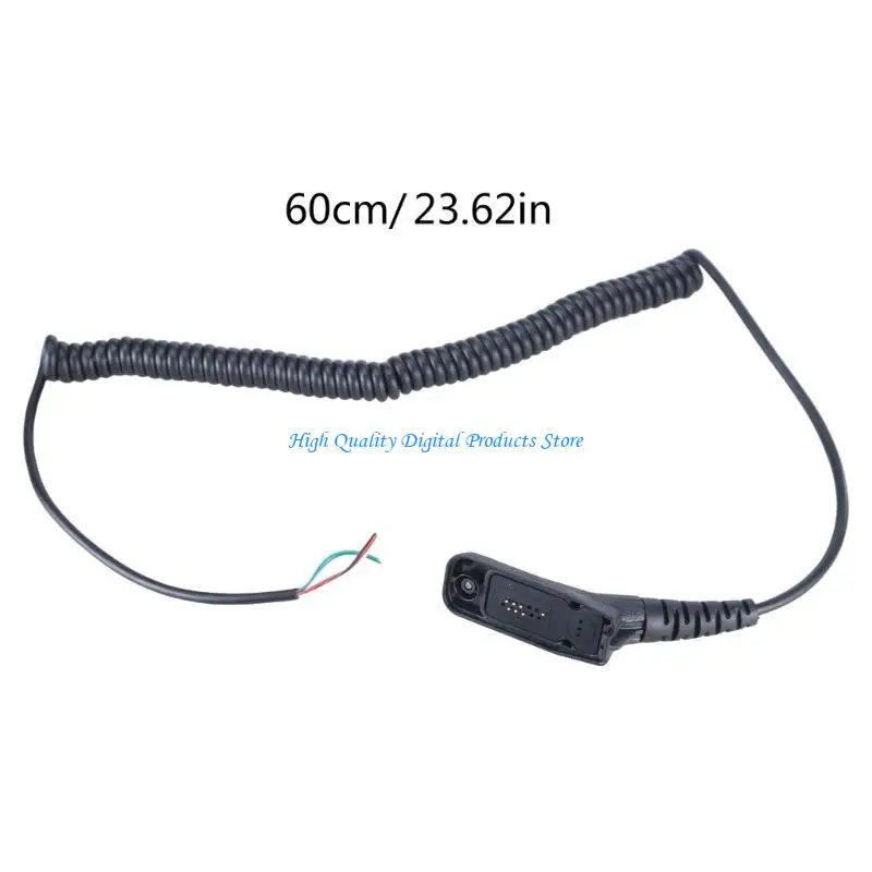 كابل ميكروفون مكبر صوت U2JE لـ Xir P8200 P8260 P8268 Walkies Talkie Handheld Mic