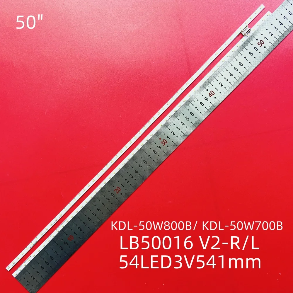 2Pieces/lot FOR SONY KDL-50W700B Article lamp 74.50T21.001-1-DX1 LB50016 V2/3-R/L T500HVF04 1piece=54LED 540MM 100%NEW